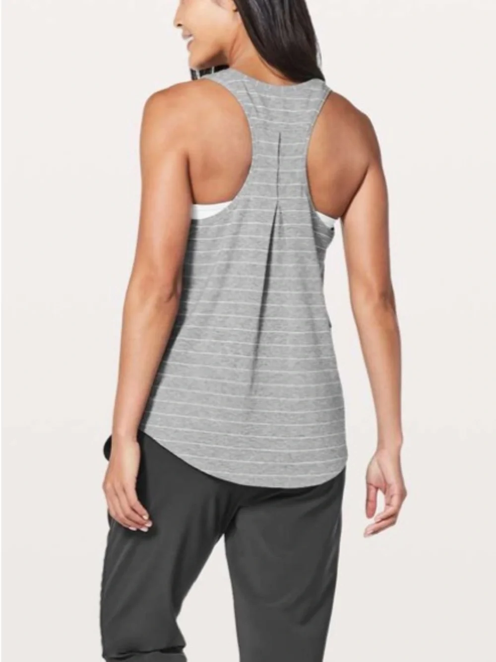 lululemon athletica Love Racerback Scoop Tank *Pleated in Short Serve Stripe